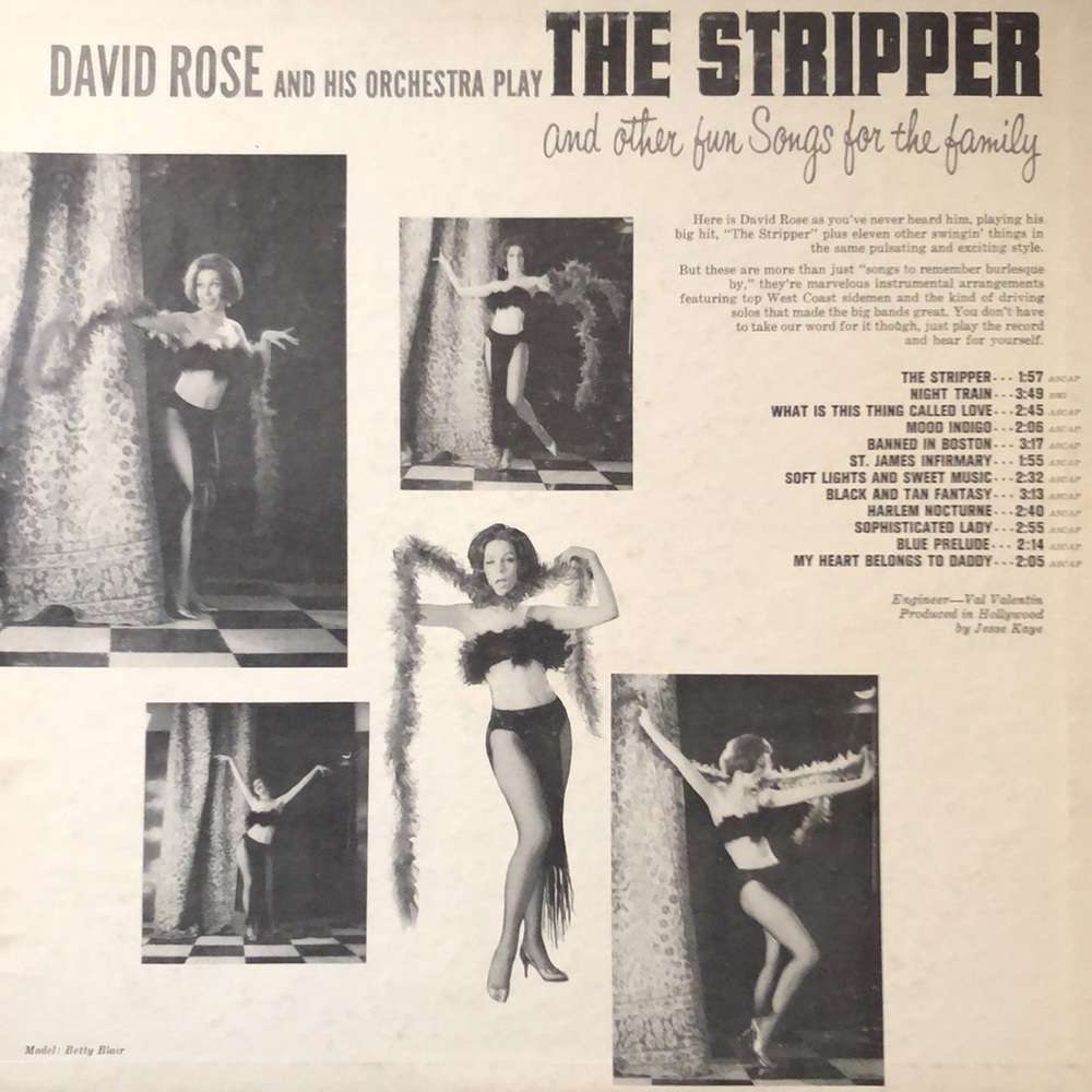 David Rose The Stripper Vinyl Lp